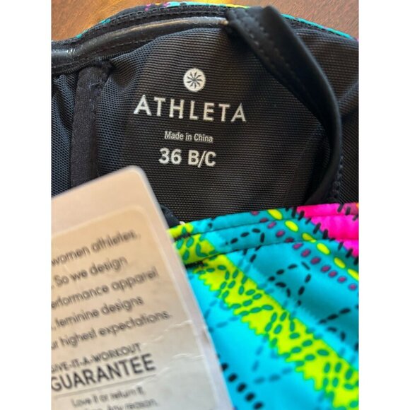 NWT Athleta Womens Size 36B/C Samba Racerback Bikini Swim Top Wired - Picture 4 of 6